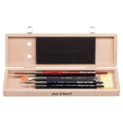 da Vinci Aquarellpinsel-Set in Holzschatulle, Serie 5260