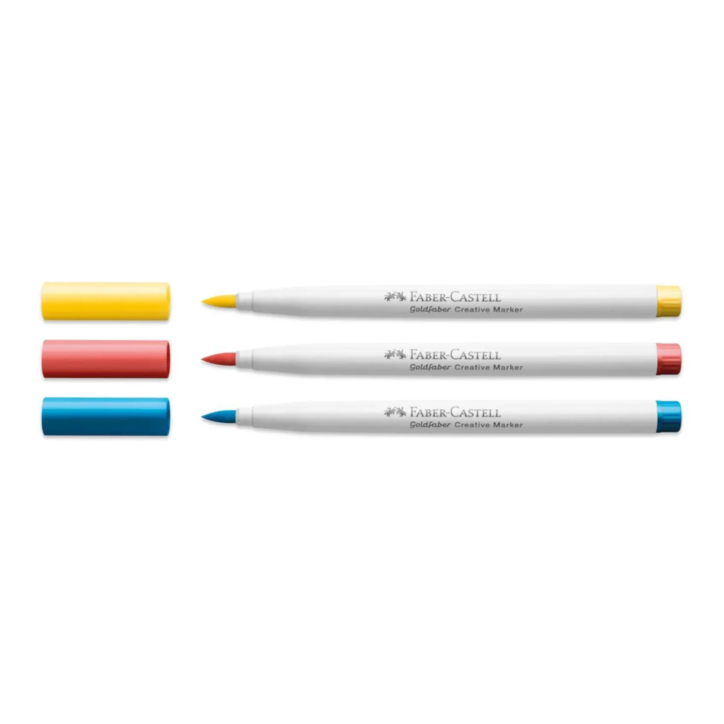 FABER-CASTELL Goldfaber Creative Marker Brush mit flexibler Pinselspitze