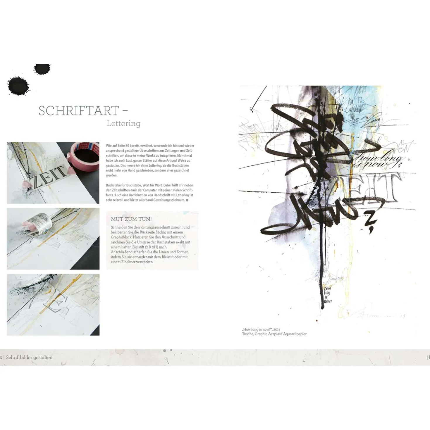 SchreibART - Kalligraphische Schrift-Experimente