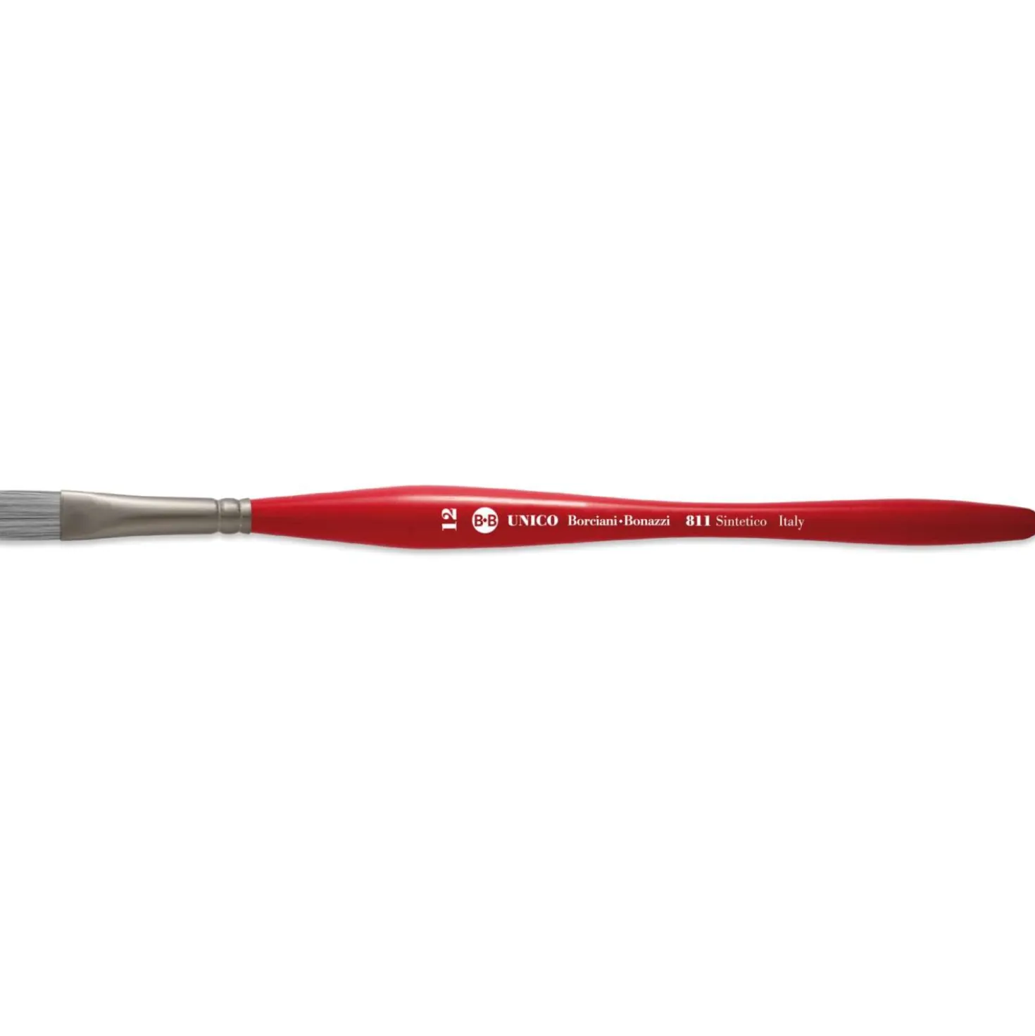 Borciani e Bonazzi Serie 811 UNICO SILVER Künstlerpinsel, flach