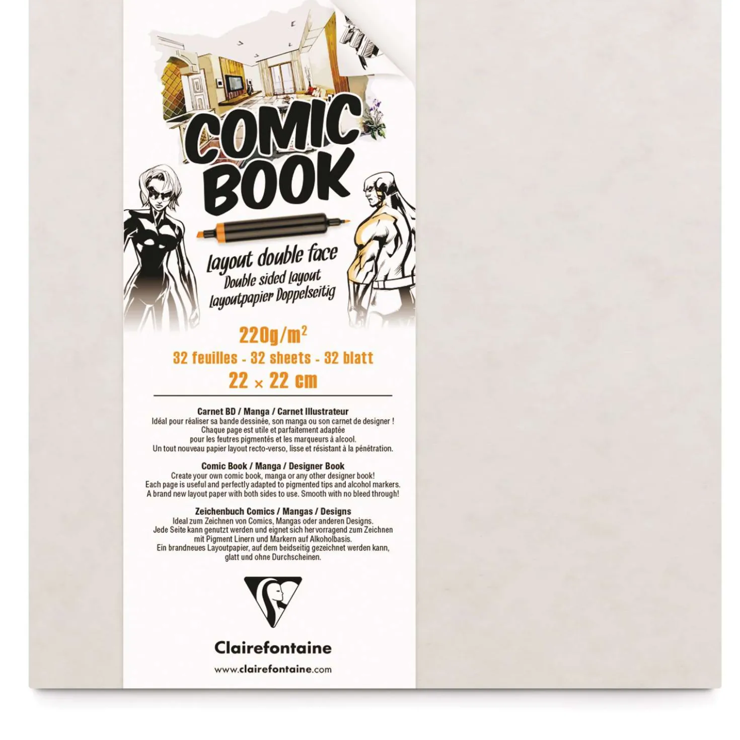 Clairefontaine Comic-Skizzenbuch