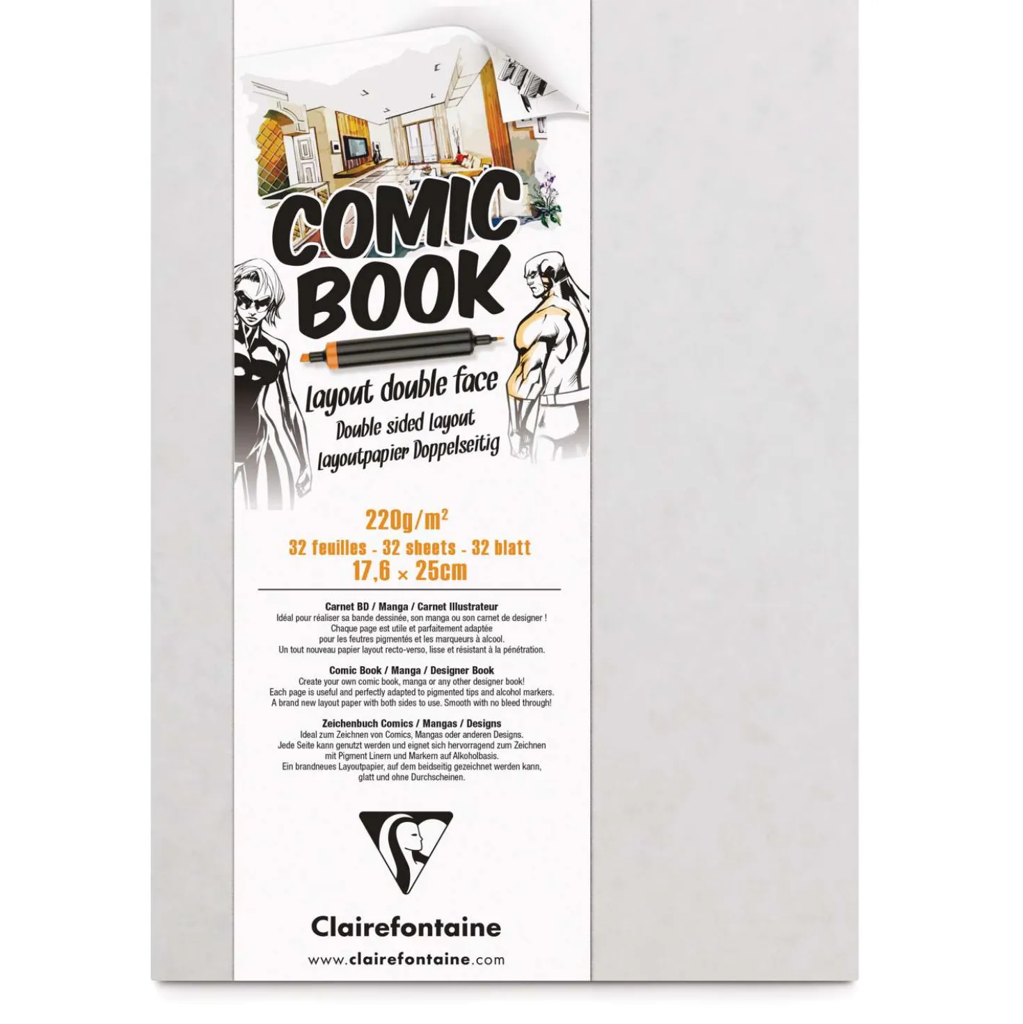 Clairefontaine Comic-Skizzenbuch