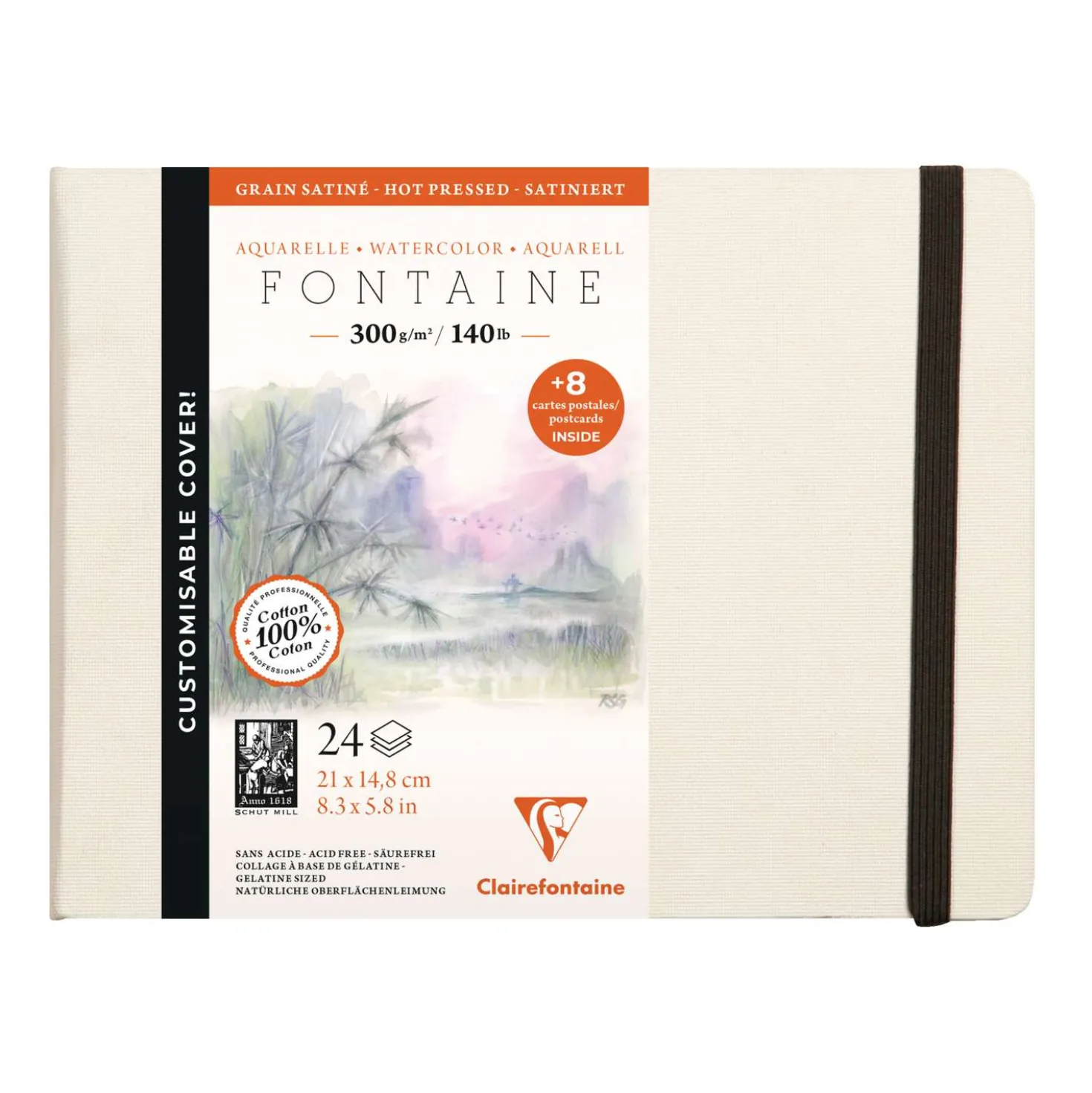 Clairefontaine FONTAINE Aquarellbuch