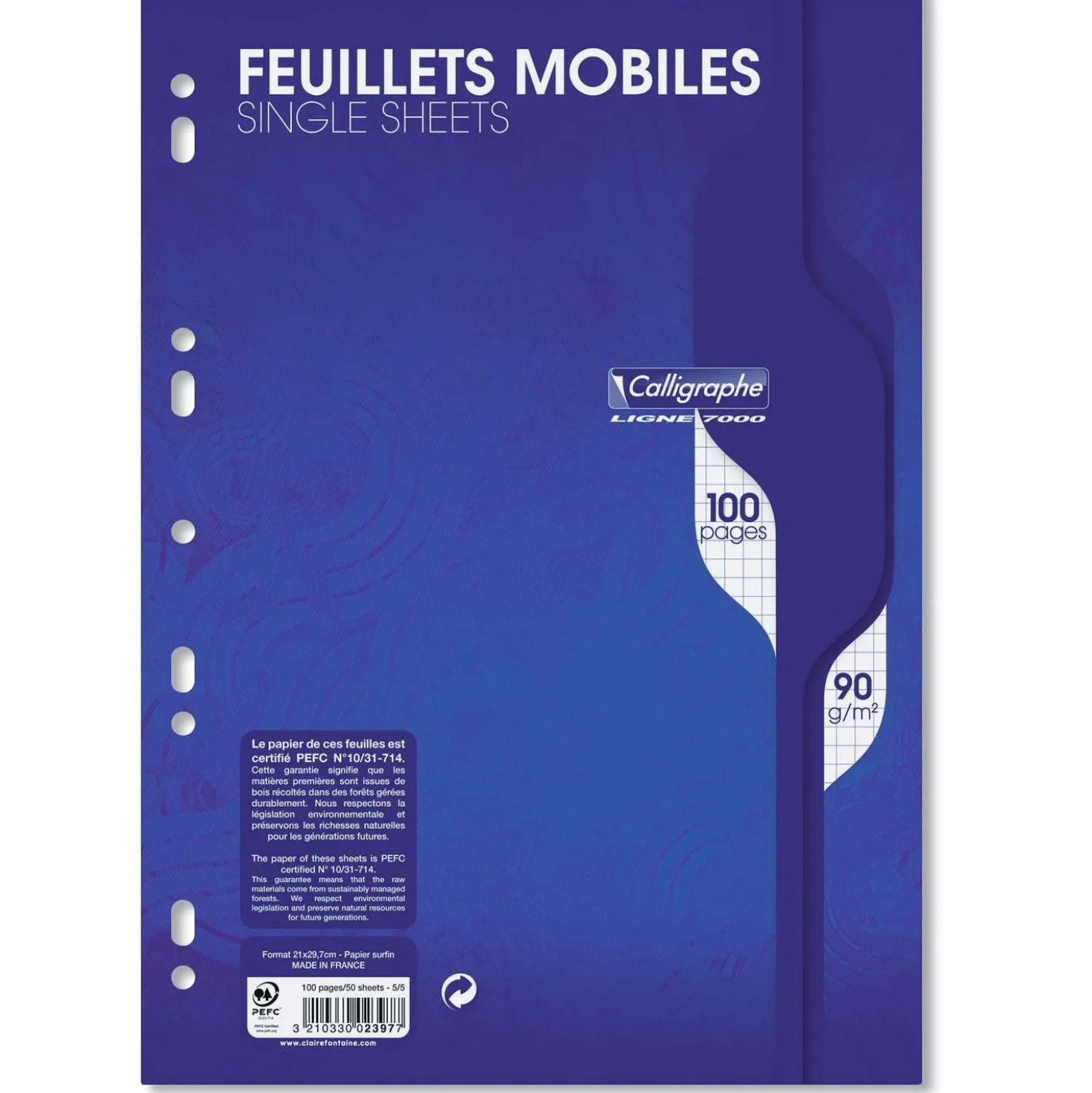Clairefontaine Kalligrafie Ringbucheinlagen 7000