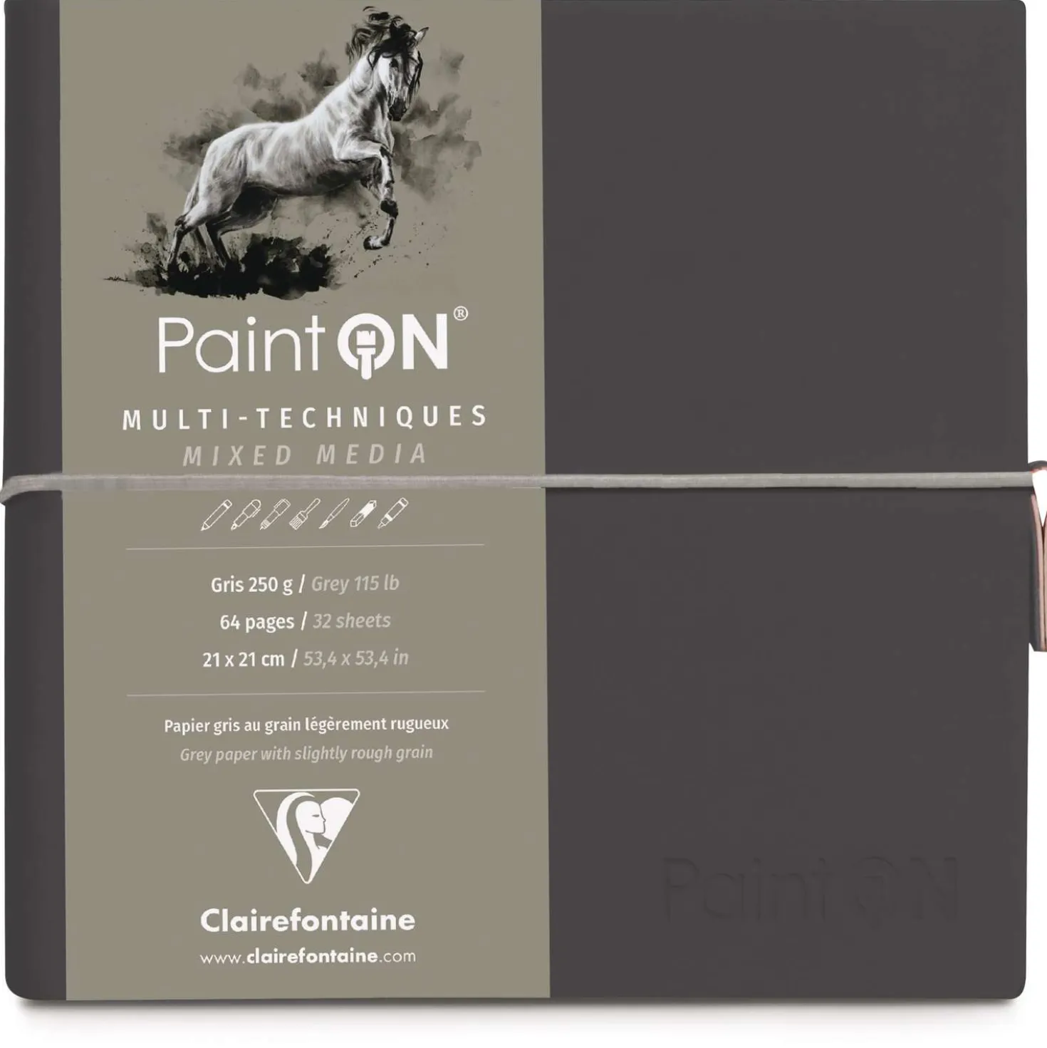 Clairefontaine Paint ON, Skizzenheft mit Fadenbindung