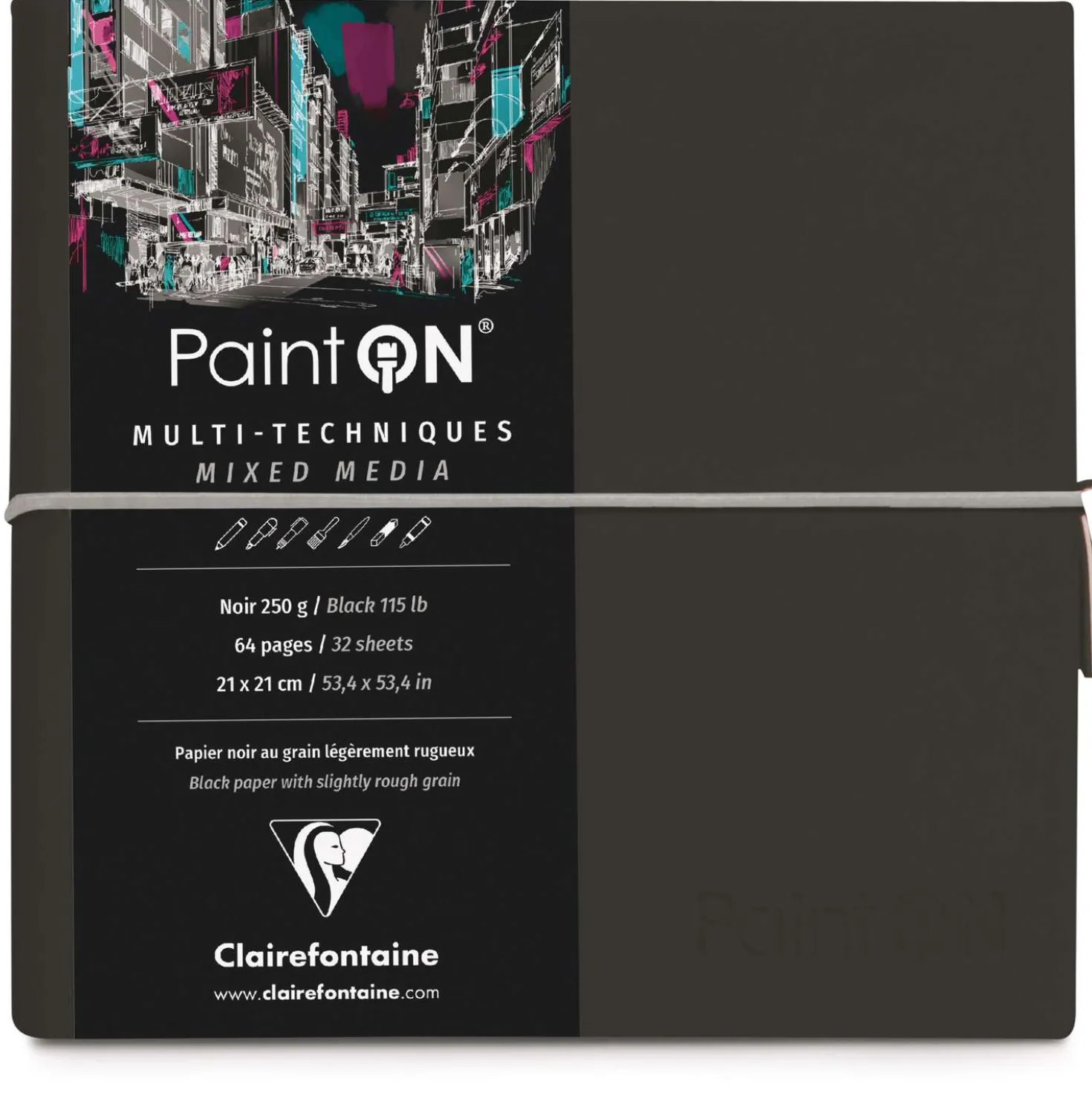 Clairefontaine Paint ON, Skizzenheft mit Fadenbindung