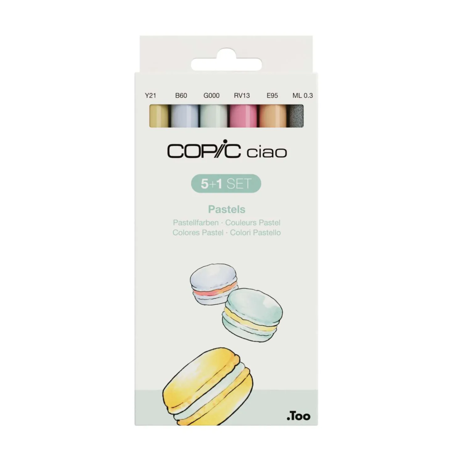 COPIC® ciao 5+1 Set, Pastellfarben