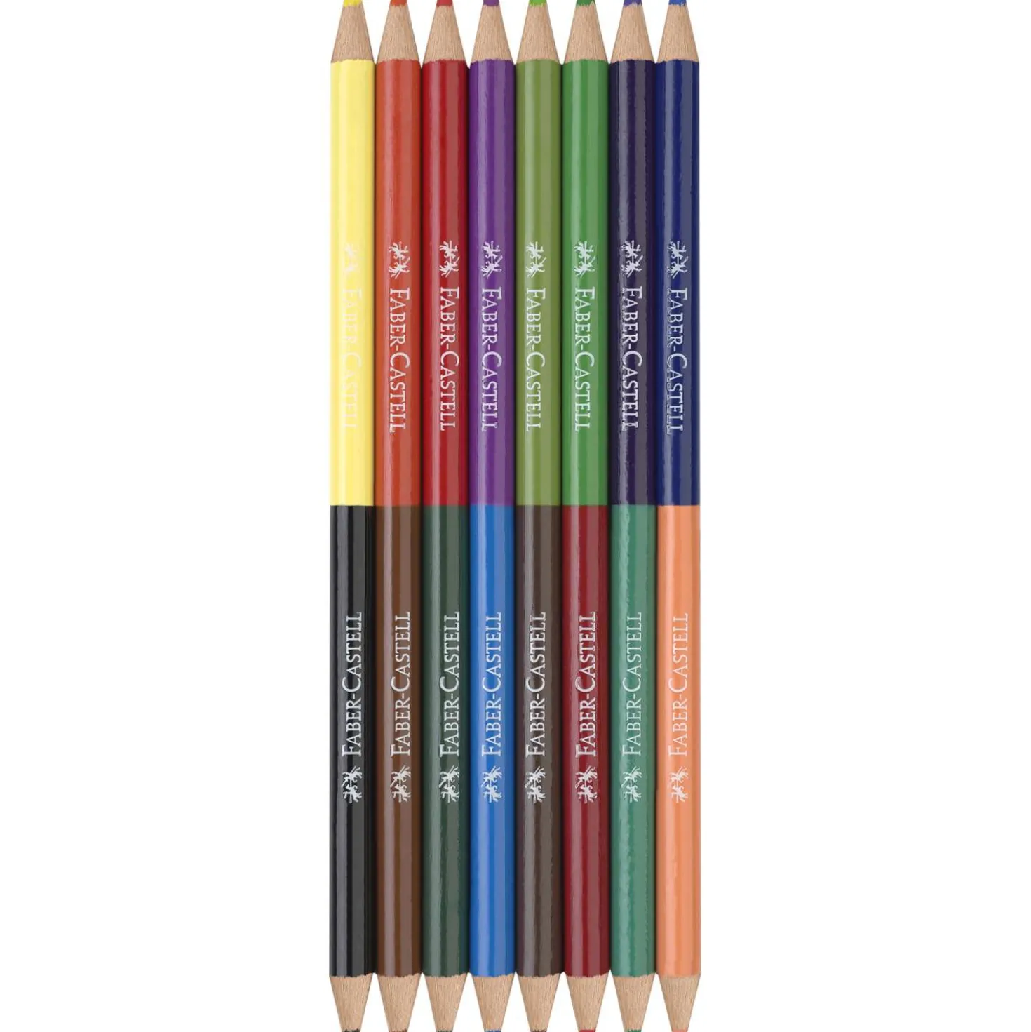 FABER-CASTELL Bicolor Buntstifte 8er-Set