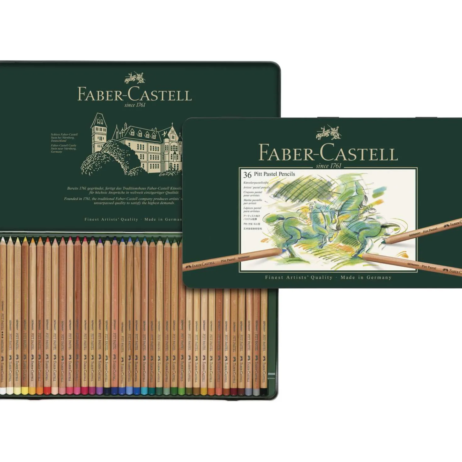 FABER-CASTELL Pitt-Pastellstifte im Metall-Etui