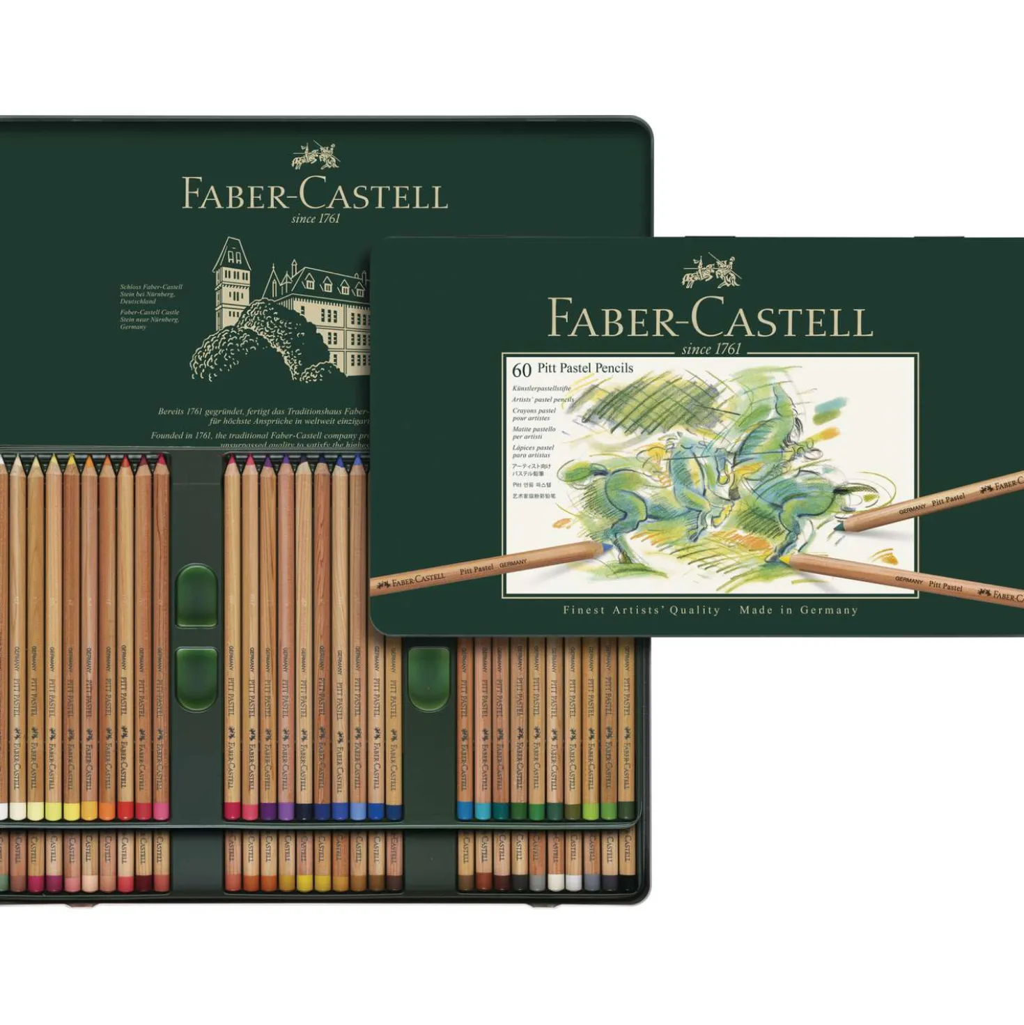 FABER-CASTELL Pitt-Pastellstifte im Metall-Etui