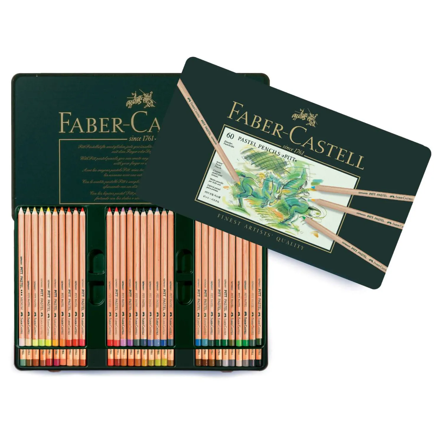 FABER-CASTELL Pitt-Pastellstifte im Metall-Etui