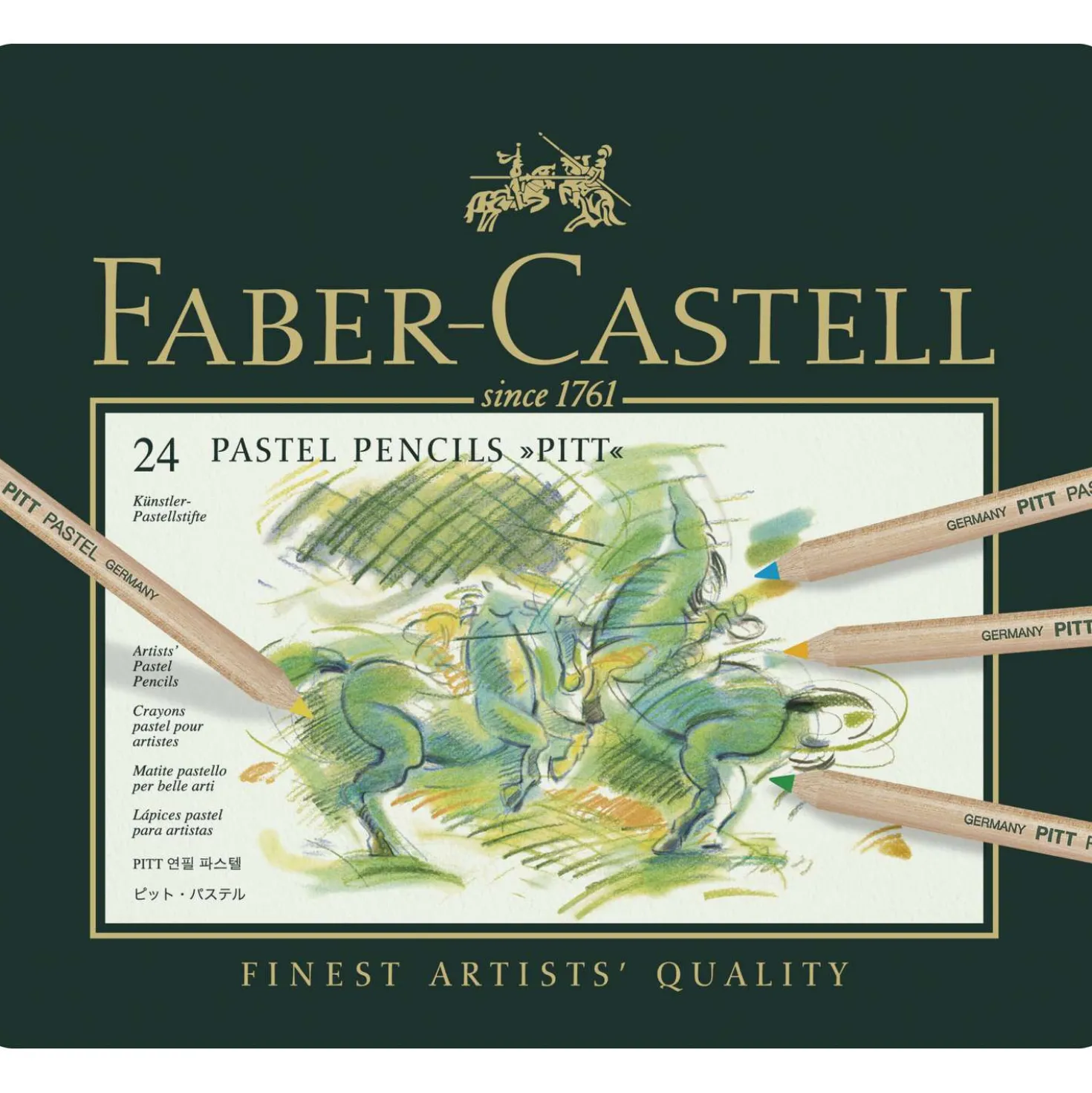 FABER-CASTELL Pitt-Pastellstifte im Metall-Etui