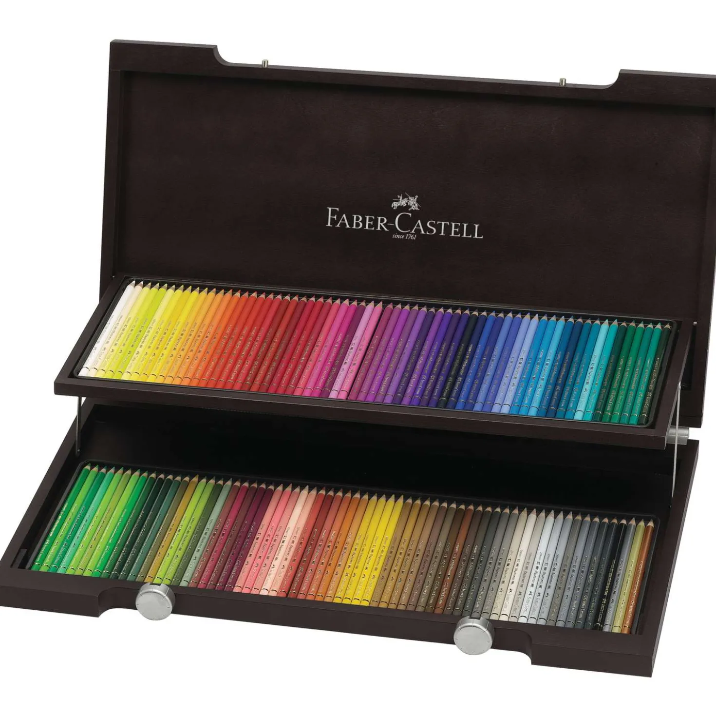 FABER-CASTELL POLYCHROMOS Farbstifte im Holzkoffer