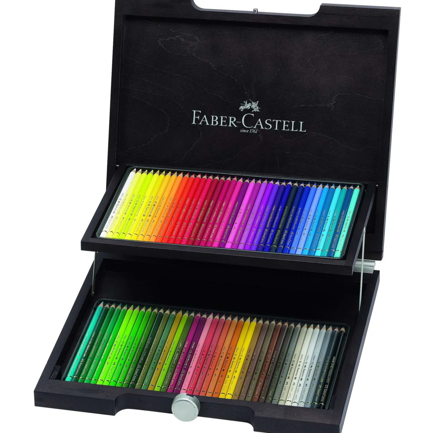 FABER-CASTELL POLYCHROMOS Farbstifte im Holzkoffer