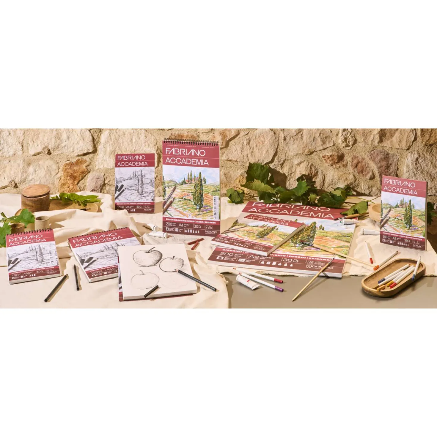FABRIANO® "Accademia" Skizzen- und Zeichenpapier