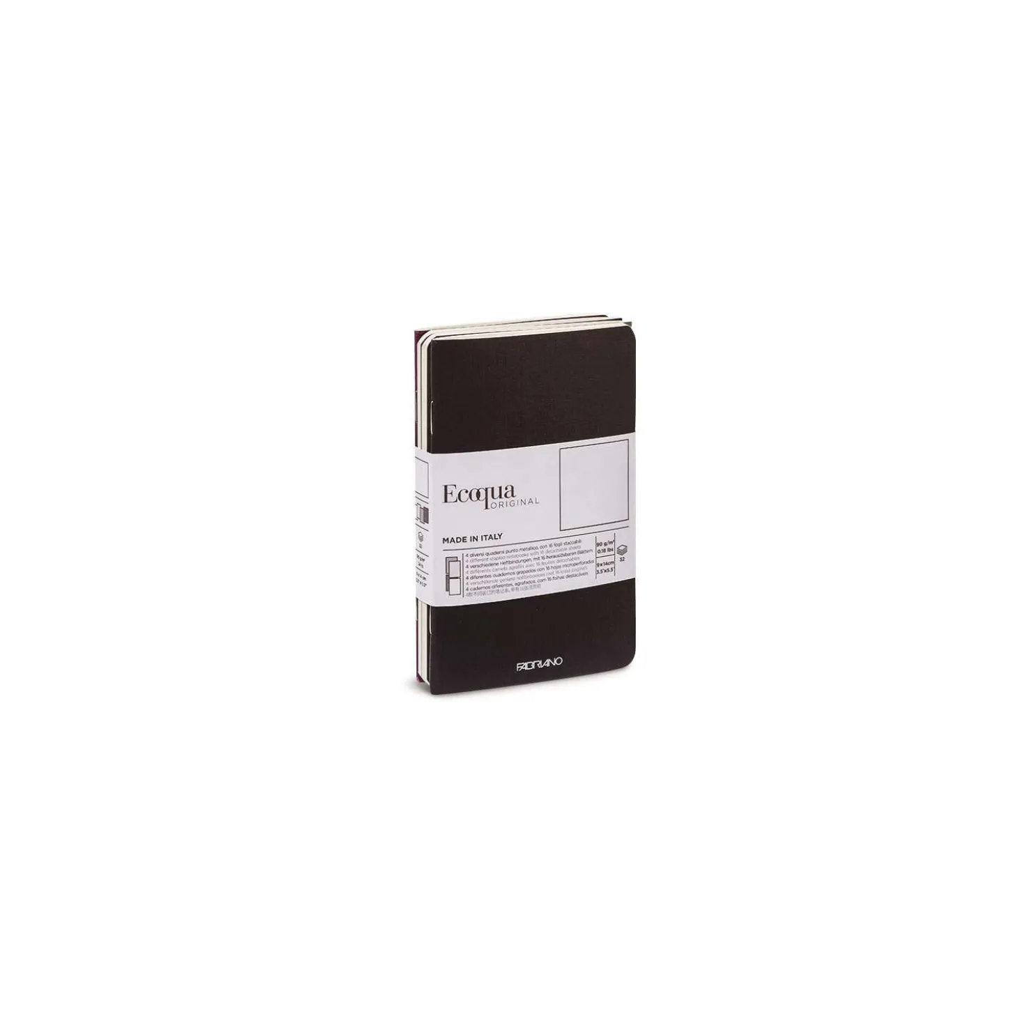 FABRIANO® Pocket Ecoqua Notizheft 4er-Set 2, Winterfarben