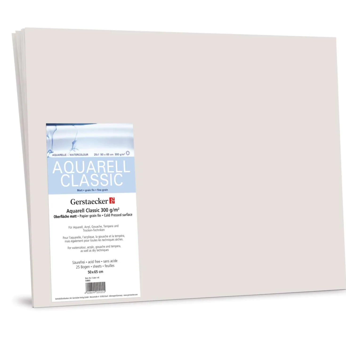 GERSTAECKER AQUARELL CLASSIC Aquarellkarton, matt