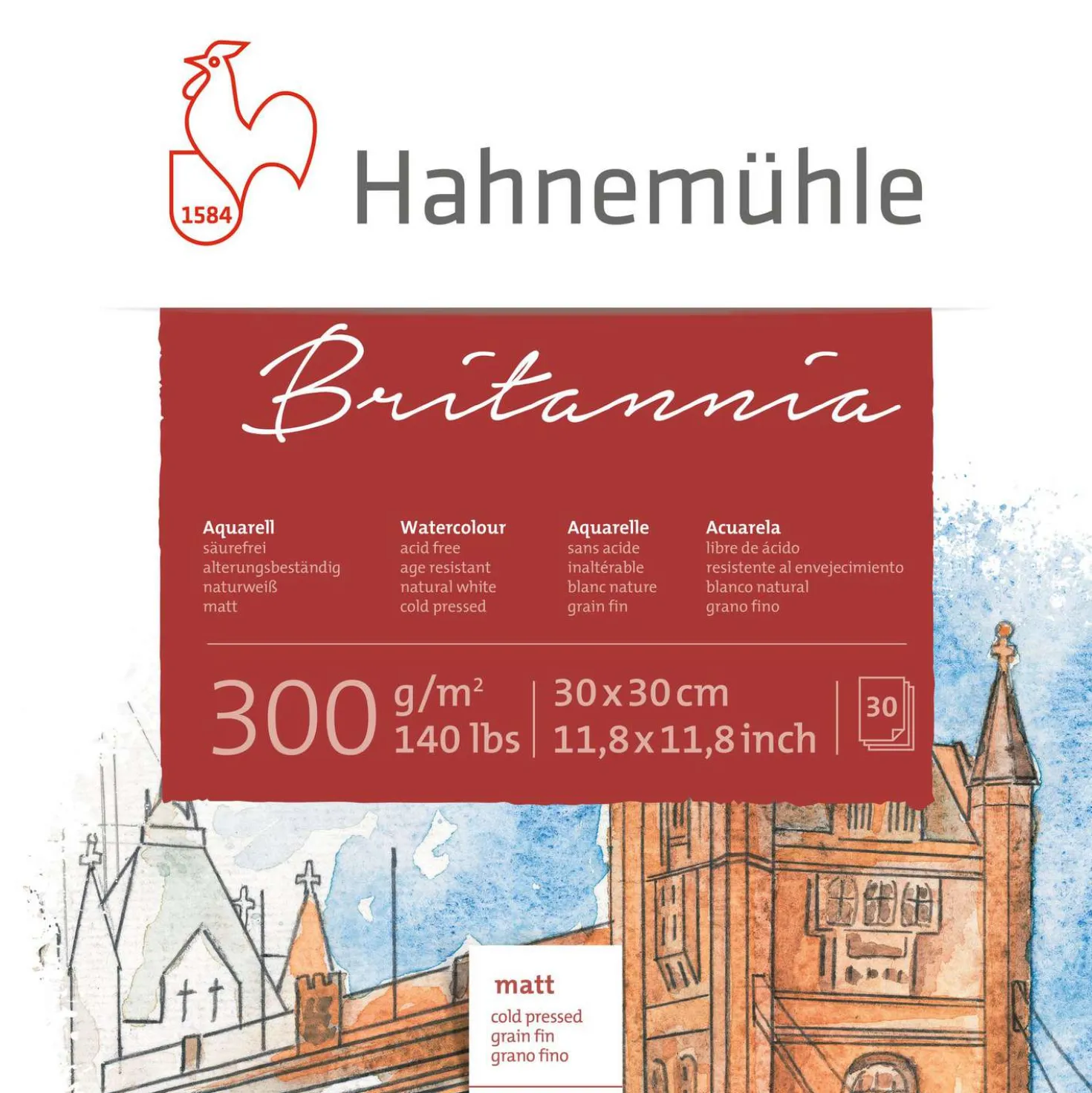 Hahnemühle "Britannia" Aquarellblock