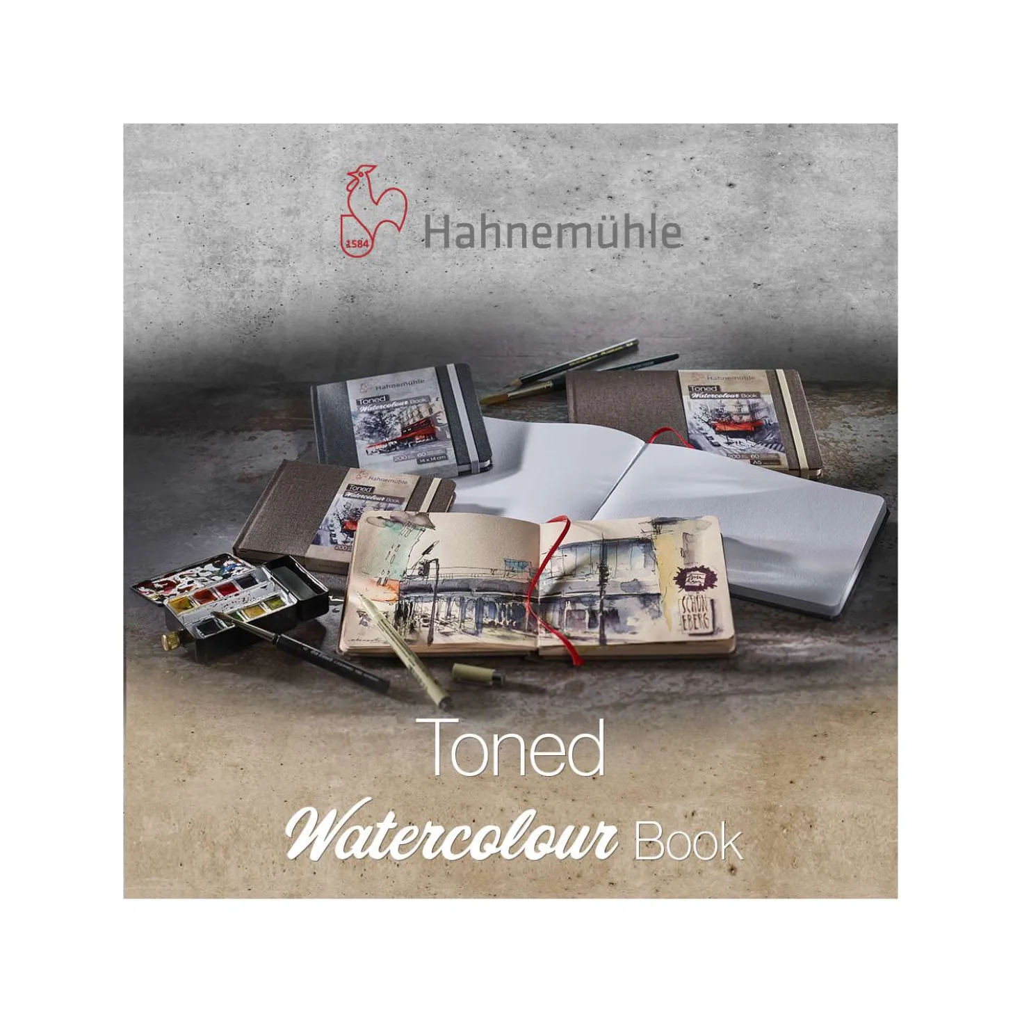 Hahnemühle Toned Watercolour Book