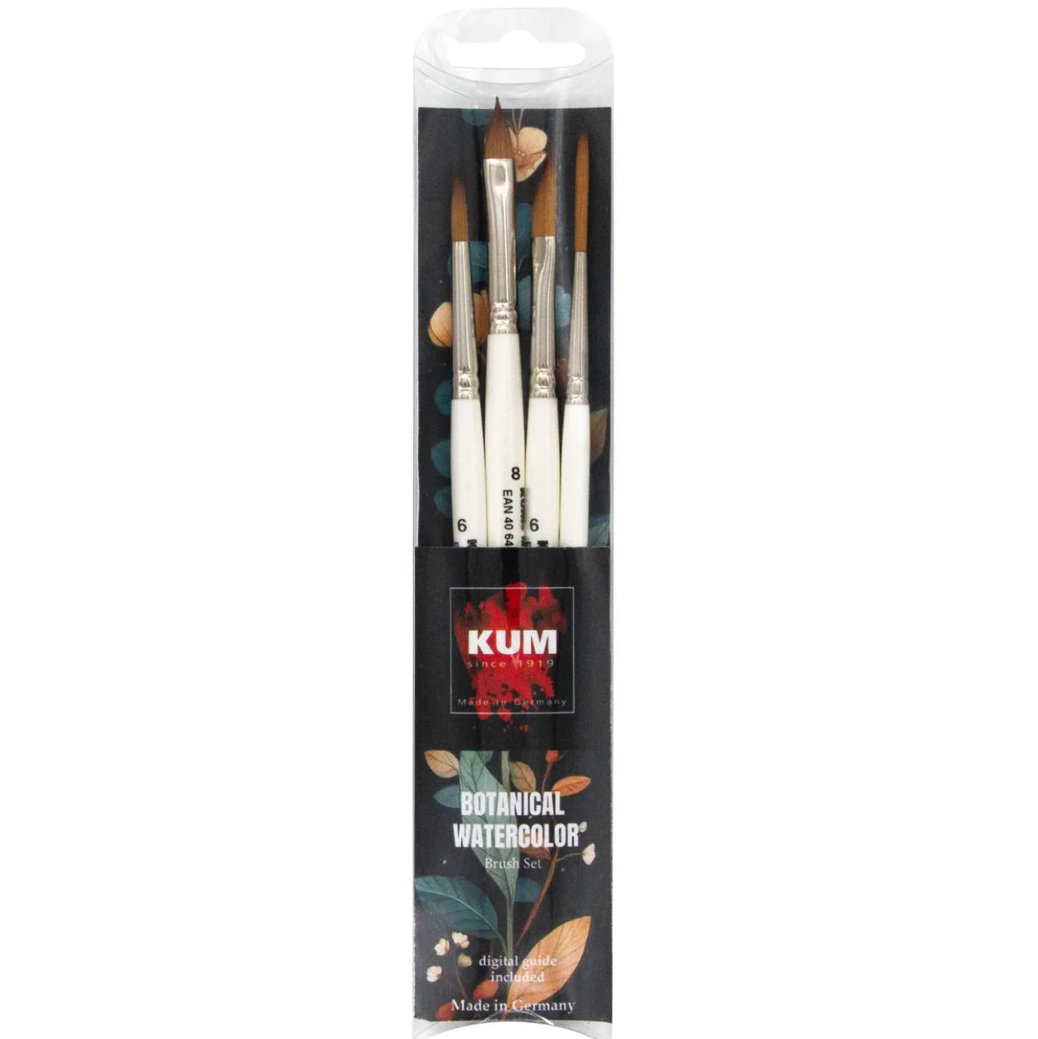 KUM® BOTANICAL AQUARELL Pinselset, 4-teilig