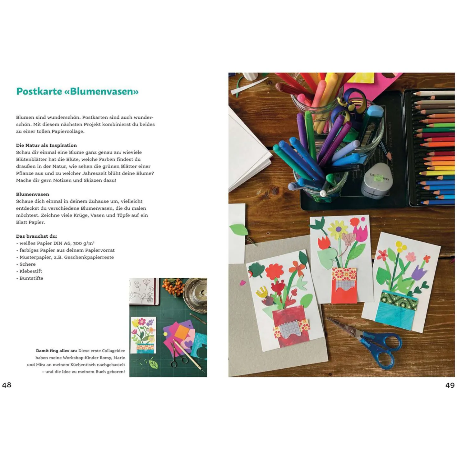 Malen mit Schere und Papier