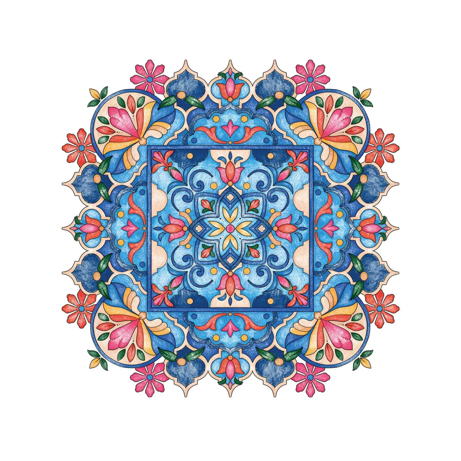 Mandala-Reise – Malen nach Zahlen