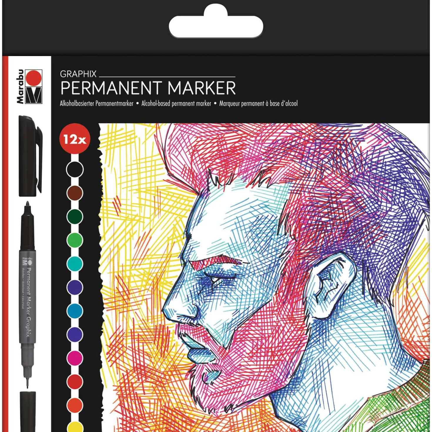 MARABU GRAPHIX Permanent Marker-Set Significant