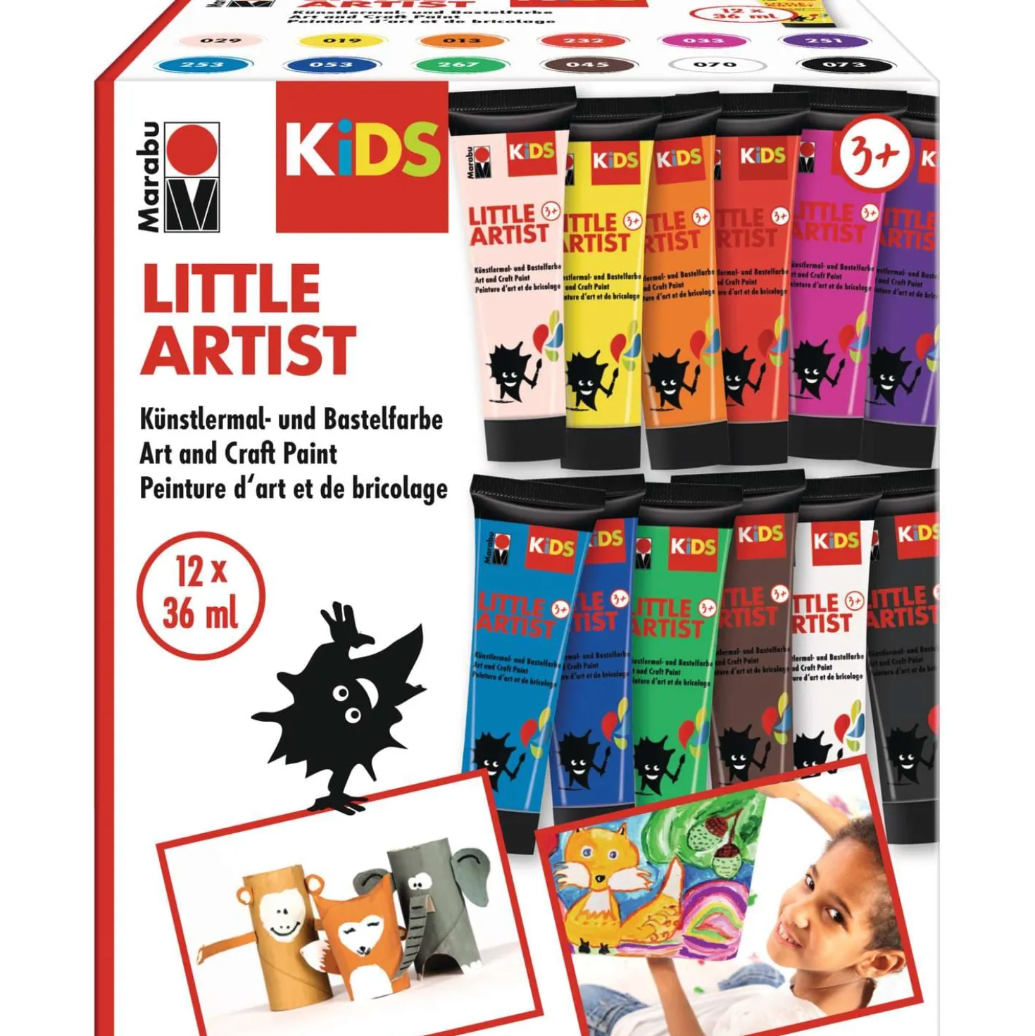 MARABU KiDS LITTLE ARTIST Künstlermal- und Bastelfarbe-Sets