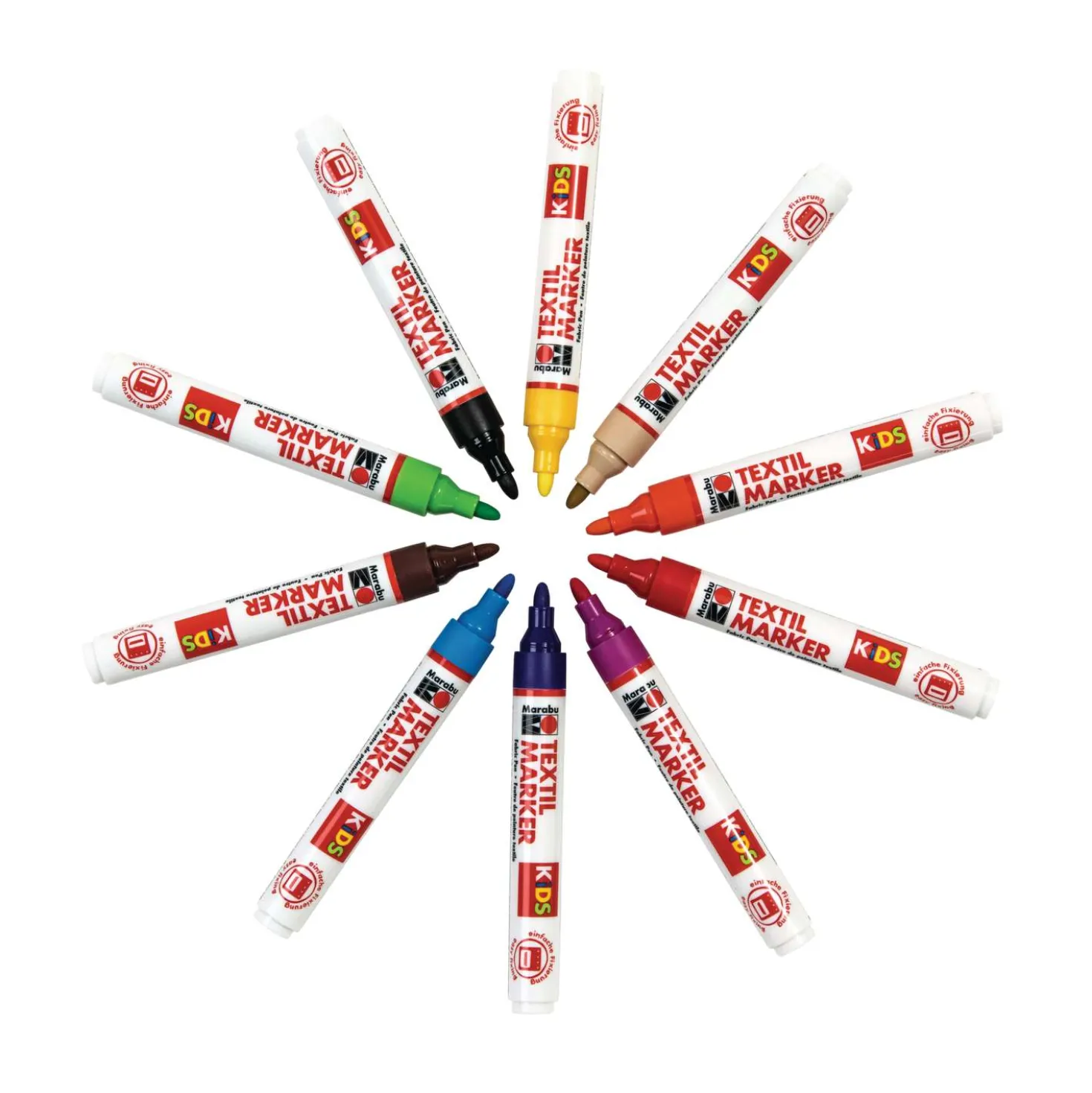 MARABU KiDS Textilmarker Set