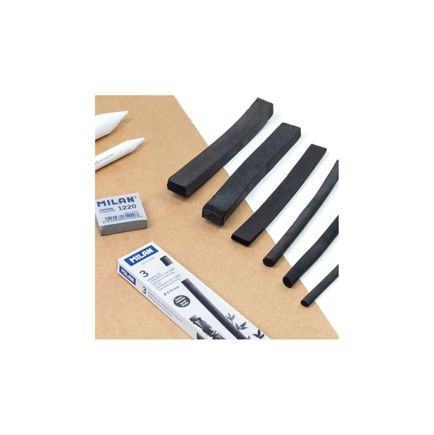 MILAN® Natürliche Zeichenkohle, Sets