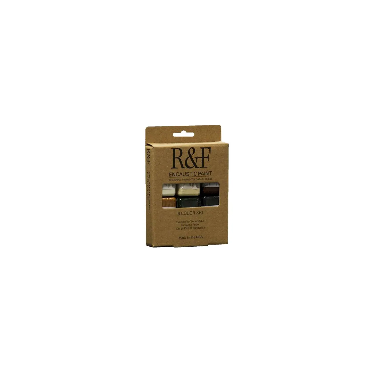 R&F HANDMADE Enkaustik Farben, 6er-Sets