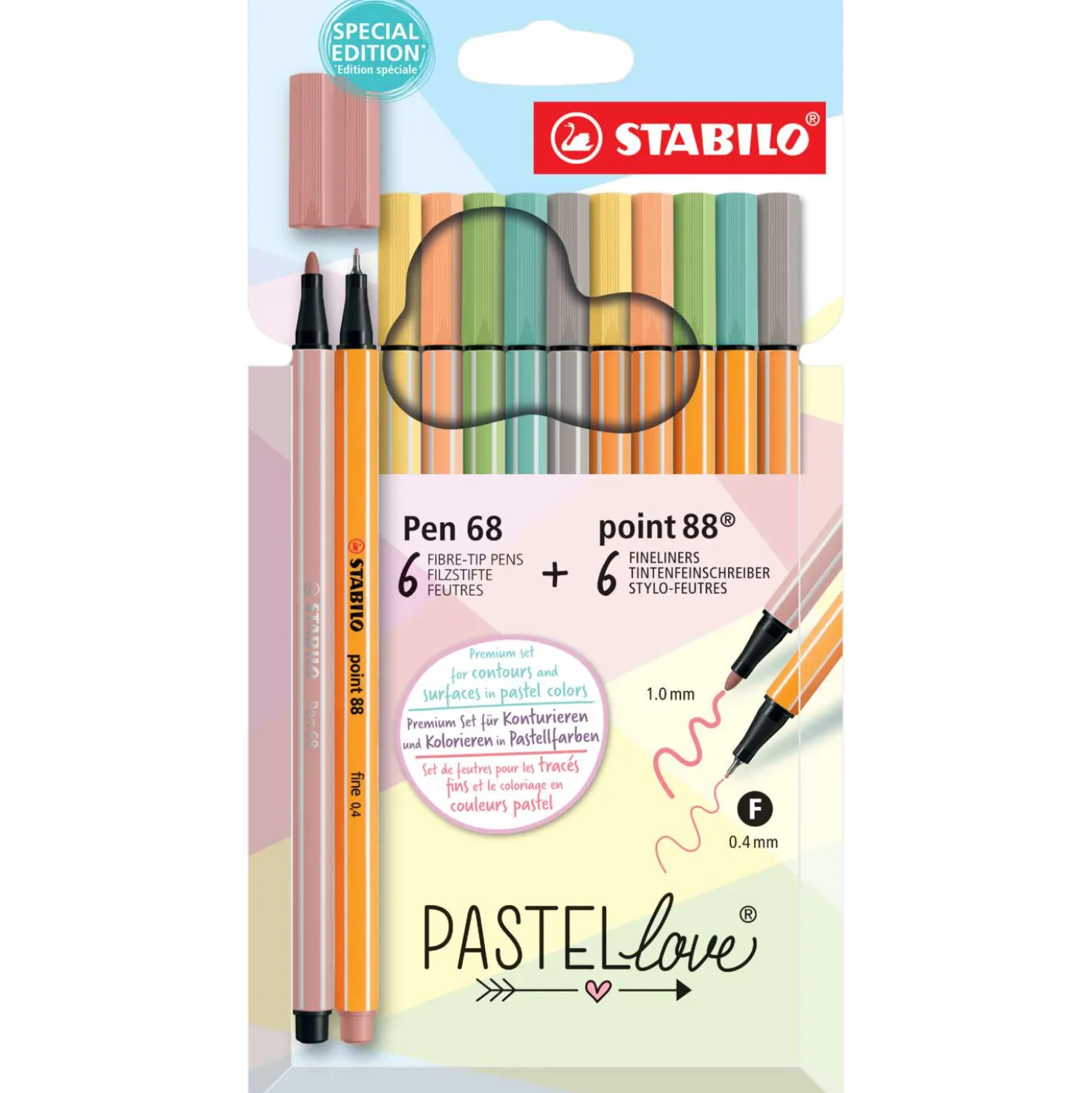 STABILO® PASTELlove Set