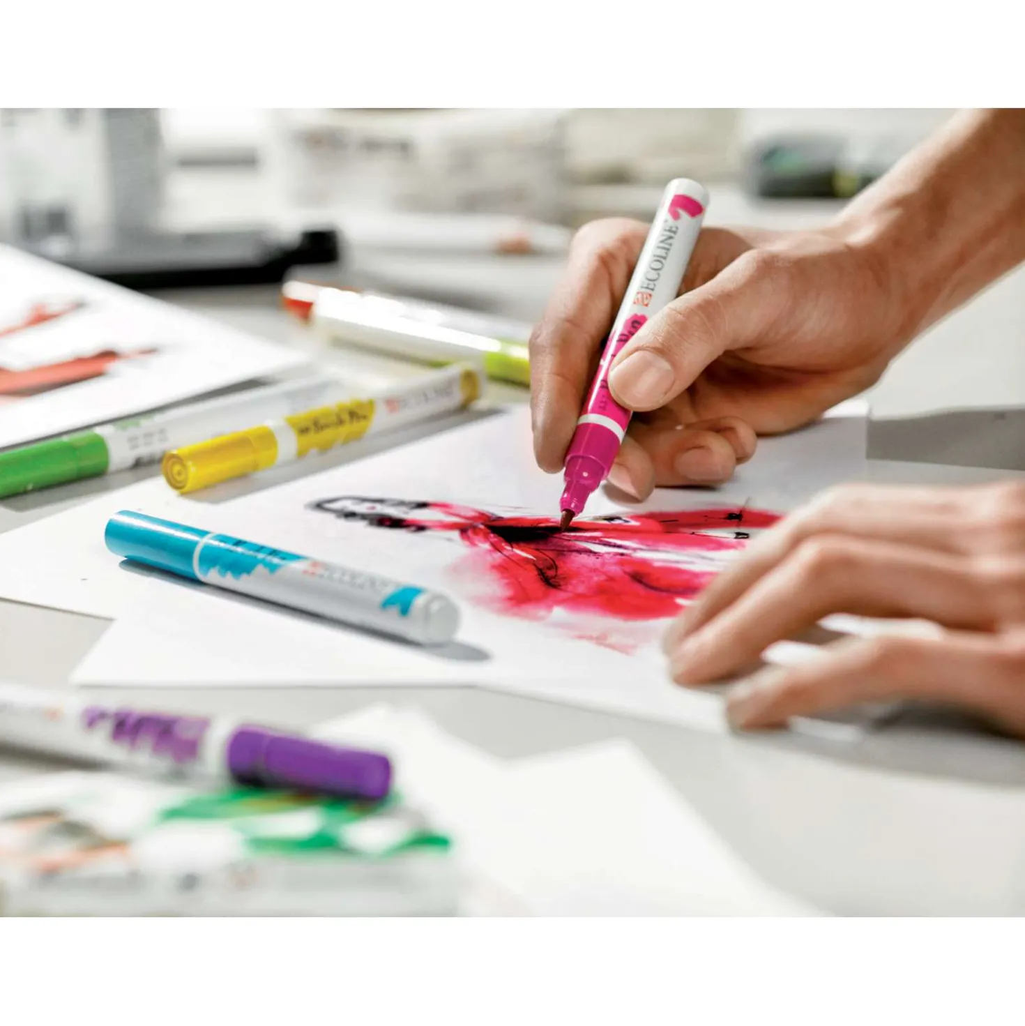 Talens ECOLINE® Brush Pen Marker, einzeln