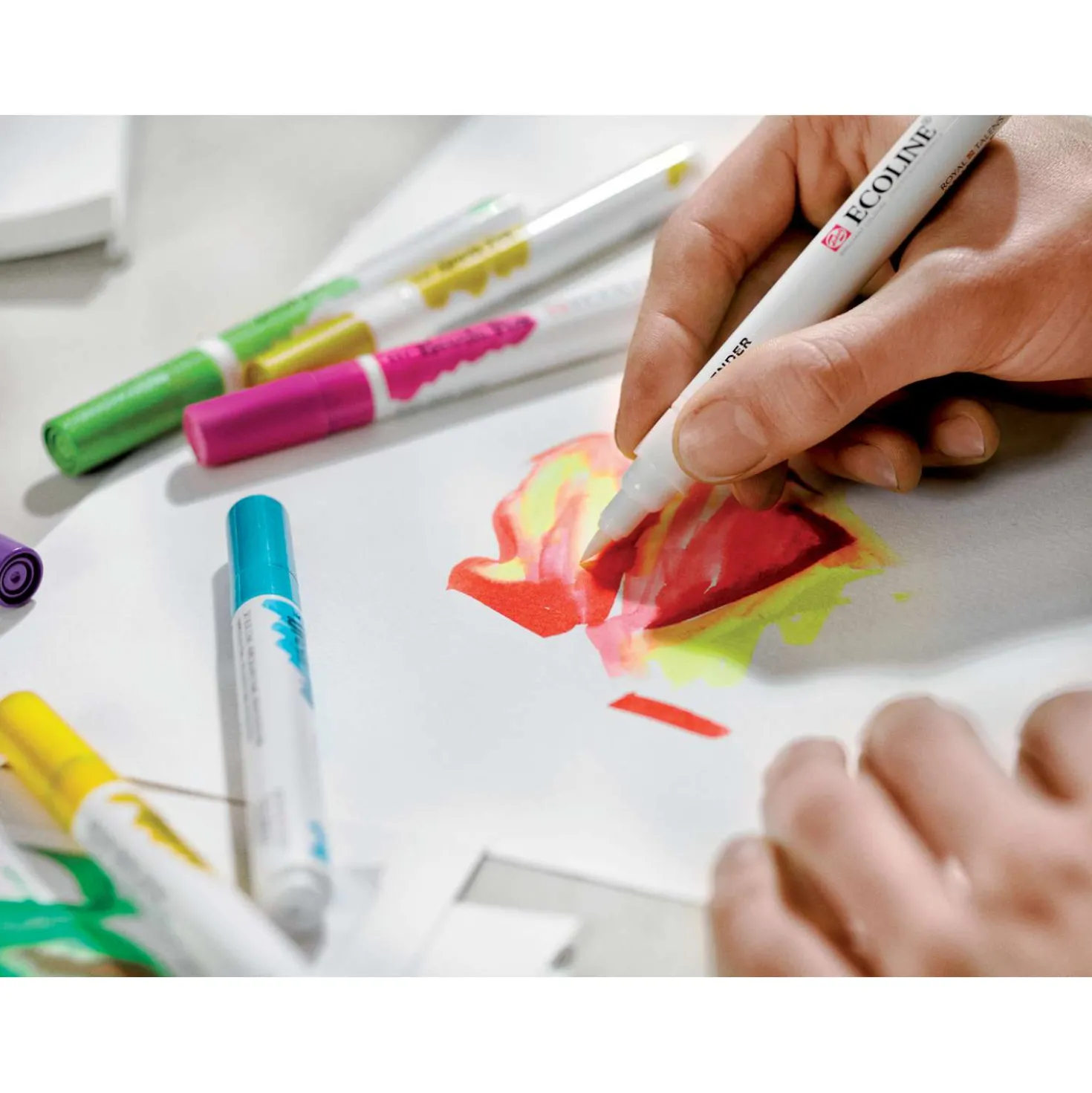 Talens ECOLINE® Brush Pen Marker 30er Ergänzungs-Set