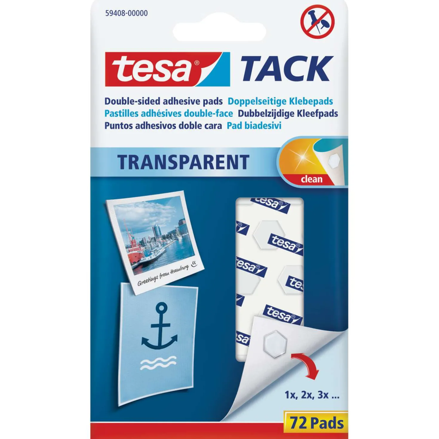 tesa® TACK® doppelseitige Klebepads