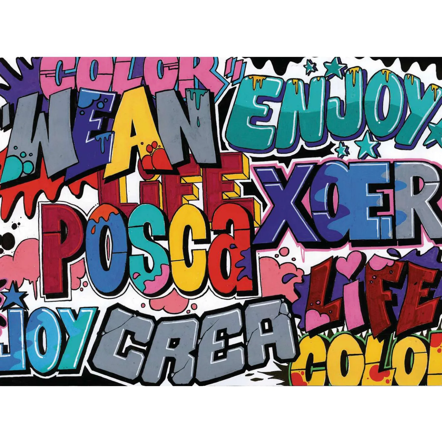 UNI POSCA Marker-Set PC-5M