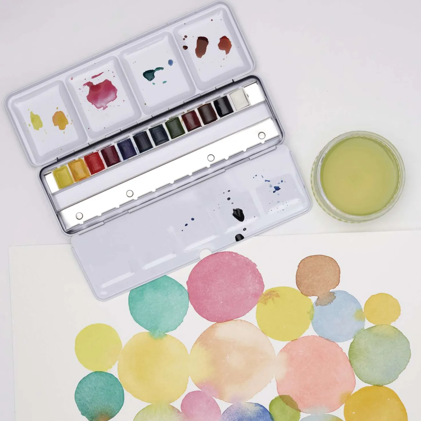 WINSOR & NEWTON Cotman™ erweiterbarer 12-teiliger Reisekasten